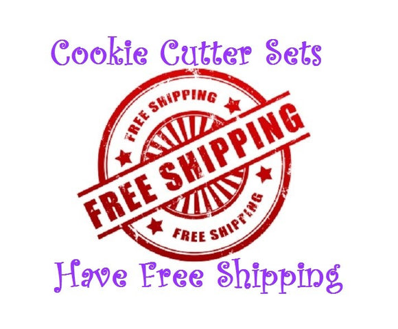 free shipping on our cookie cutter sets