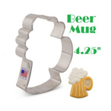 mug of beer cookie cutter