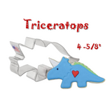 Triceratops cookie cutter