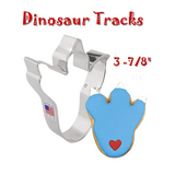 dinosaur tracks cookie cutter