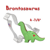 Brontosaurus dinosaur cookie cutter