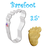 Bare Foot Cookie Cutter, Tropical Vacation and Beach Shapes