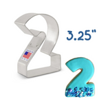 number two cookie cutter