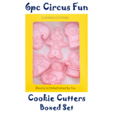 6pc Circus Fun Cookie Cutter and Stamps Set