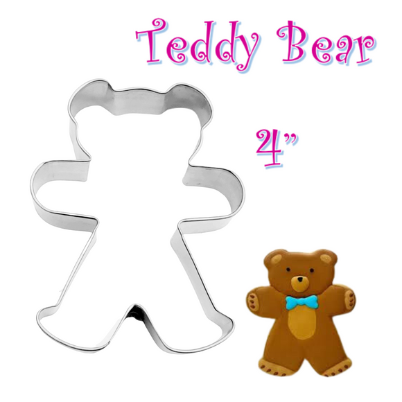 Teddy Bear Cookie Cutter, Baby Shower Cookies, Made in the USA