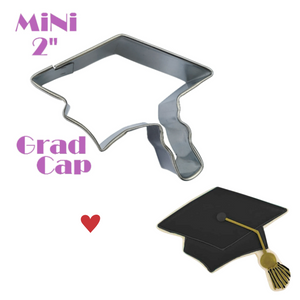 Mini Graduation Cap Cookie Cutter, Congrats Grad