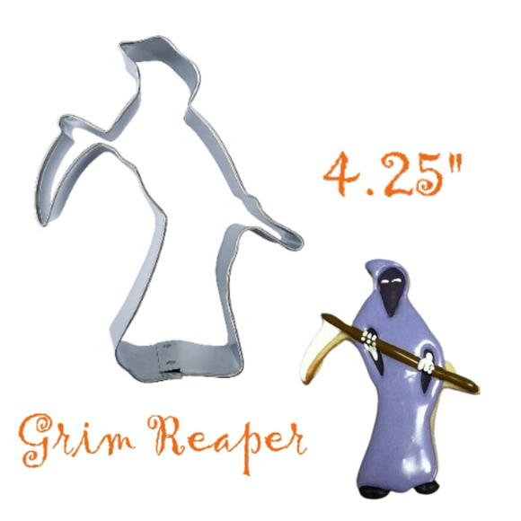 Grim Reaper Cookie Cutter, Halloween Cookie Decorating