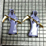 Grim Reaper Cookie Cutter, Halloween Cookie Decorating