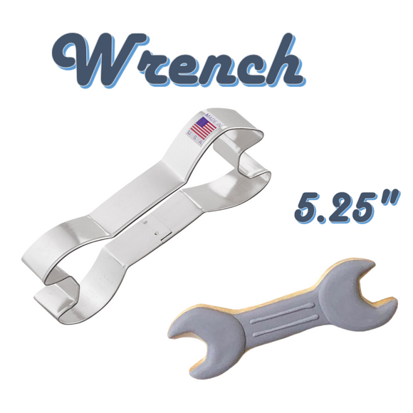 Large Wrench Cookie Cutter, Tools and Construction Shapes by Ann Clark