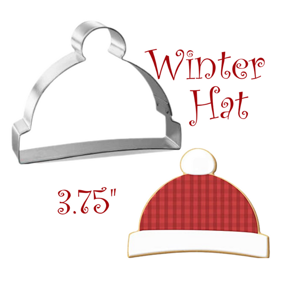 Winter Hat Cookie Cutter, Winter Fashion Cookie Cutter, Warm Hat Cookies, Foose