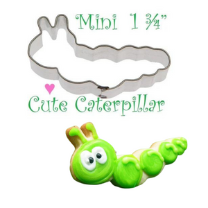 MiNi Cute Caterpillar Cookie Cutter, Bookworm Shape Cookies, Foose Brand