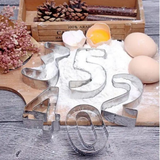 9pc Numbers Cookie Cutters Boxed Set, Birthdays & Anniversary Number