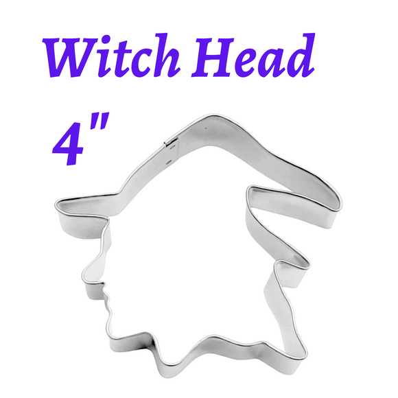 Witch Head Metal Cookie Cutter