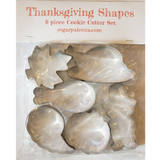 6pc Thanksgiving Cookie Cutter Set