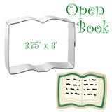 Open Book Cookie Cutter