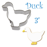 Cute Duck Cookie Cutter, Made In The USA by American Tradition