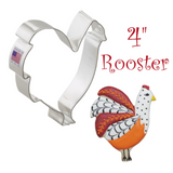 Rooster Cookie Cutter, Farm Animals, Ann Clark