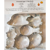 6pc Thanksgiving Cookie Cutter Set