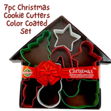 Christmas Cookie Cutters Color Coated Set, Christmas Baking