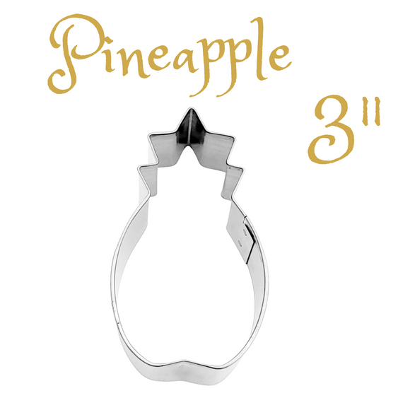 Pineapple Metal Cookie Cutter