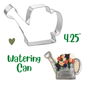 Watering Can Cookie Cutter, Gardening Garden Cookie Shapes, Foose