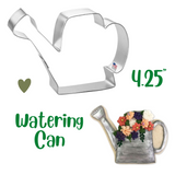 Watering Can Cookie Cutter, Gardening Garden Cookie Shapes, Foose