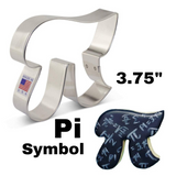 Pi Symbol Cookie Cutter, Pi Day Math Numbers Cookie Shape, Ann Clark