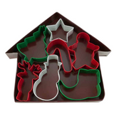 Christmas Cookie Cutters Color Coated Set, Christmas Baking