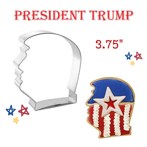 Donald Trump Cookie Cutter, Election Shapes, Foose Collectible