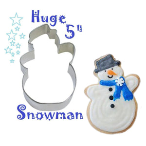 Huge 5" Snowman Cookie Cutter, for Christmas or Winter Baking