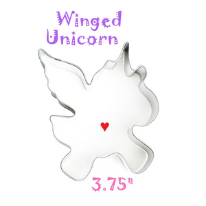 Cute Winged Unicorn Cookie Cutter