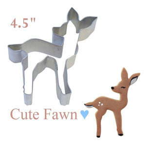 Cute Fawn Cookie Cutter