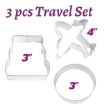 3 pcs Travel Cookie Cutter Set