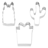 3pc FaLaLaLa Llama Cookie Cutter Set, Farm Animal, Kids Baking