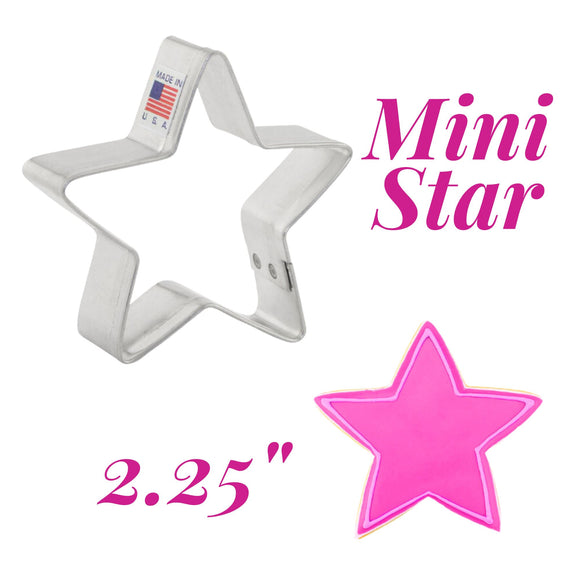 Mini Star Cookie Cutter, Christmas Star or Patriotic Shape, Ann Clark