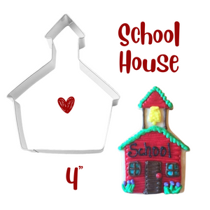 School House Cookie Cutter