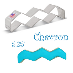 Chevron Cookie Cutter, Extra Large Ann Clark Shape