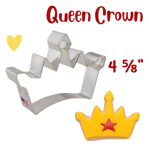 Queen Crown Cookie Cutter, Princess Crown, Fairy Tale Ann Clark