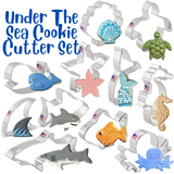 11pc Under The Sea Cookie Cutter Set, Ocean and Beach Animal by Ann Clark