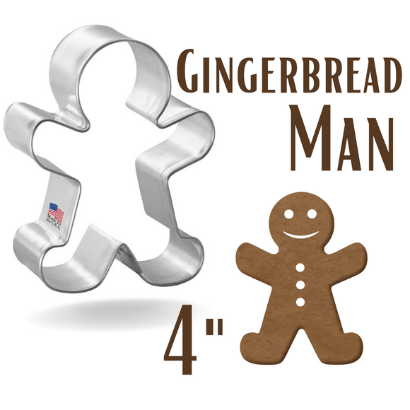 Gingerbread Man Cookie Cutter, 4