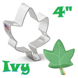 ivy leaf cookie cutter, ann clark