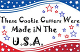 6pc Patriotic Cookie Decorating Kit Cookie Cutters, FREE SHiPPiNG