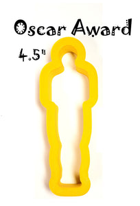 Oscar Award Statue Cookie Cutter, 4.5" 3-D Printed in the USA