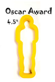 Oscar Award Statue Cookie Cutter, 4.5" 3-D Printed in the USA