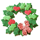  Wreath Centerpiece Cookies