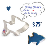 Baby Shark Cookie Cutter, Cute Shark by Ann Clark