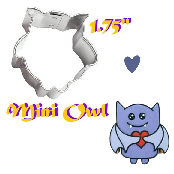 MiNi Owl Cookie Cutter, Make Cute Bite Sized Owl Cookies