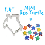 Mini Sea Turtle Cookie Cutter, Ocean and Beach Animal