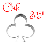 Club (for Cards) Metal Cookie Cutter