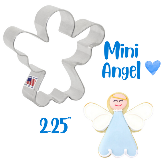 Mini Angel Cookie Cutter, Christmas and Religious Holiday Baking, Ann Clark